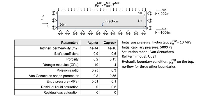 Model setup and parameters